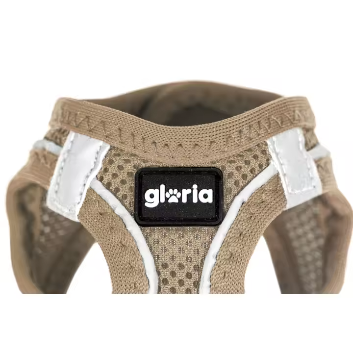 Arnés para Perro Gloria 45-47 cm Beige L 32,8-35,4 cm - 1