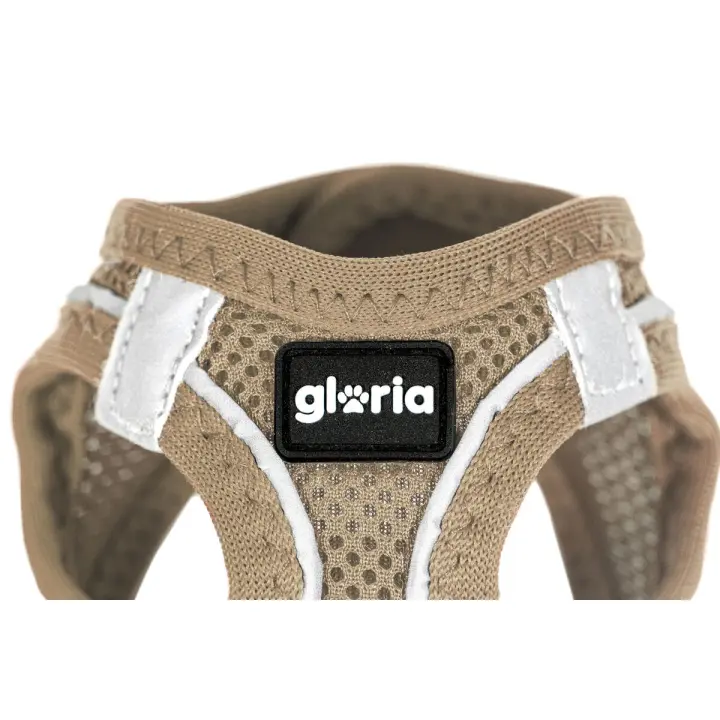 Arnés para Perro Gloria 45-47 cm Beige L 32,8-35,4 cm - 1