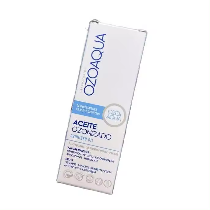 Ozoaqua Aceite Ozonizado 50ml, Reparador, Antioxidante, Hidratante. Para pieles sensibles, irritadas y con tendencia atópica. SIN PERFUMES - 1