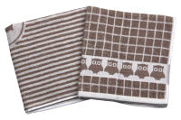 Cofan | Pack de 2 paños de cocina | Medidas: 50 x 50 cm | Color Beige - details 0