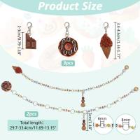 Accesorios De Conteo De Filas Para Tejer 2 Pcs Cadenas De Fila 3 Pcs Marcadores De Costura Donut Helado Chocolate Para Tejer Y Coser - details 1