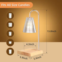 Lámpara Calentadora De Velas Con Timer Para Aromaterapia Y Decoración Moderna De Hogar Y Dormitorio Luz De Cera Retro Control Remoto - details 25