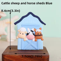 Nuevos Adornos Para Pasteles Temáticos De Granja Decoraciones Para Fiesta De Primera Cumpleaños De Bebé Ornamento De Vaca Tractor Y Pollo Para Cumpleaños Infantil - details 7