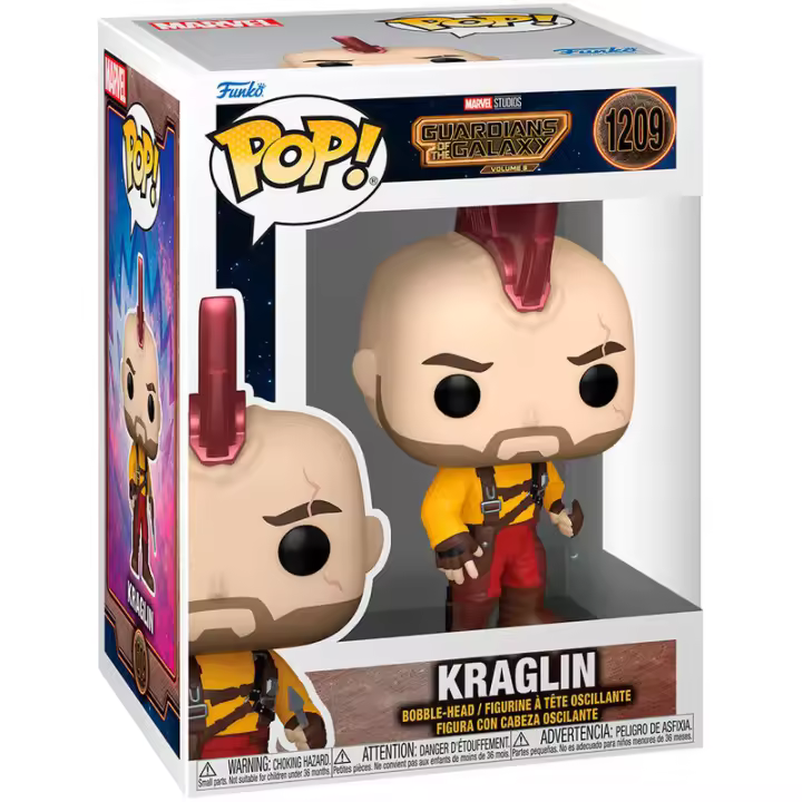 Figura Pop Marvel Guardianes De La Galaxia Kraglin-Figura de Vinilo Coleccionable - Idea de Regalo- Mercancia Oficial - Juguetes para Niños y Adultos - Movies Fans - Muñeco para Coleccionistas y Exposición - 1