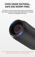 Tapón para Botellas de Vino Kolitong (Preservación al Vacío) | Silicona de Grado Alimentario · Extracción de Aire con un Toque · Diseño Innovador · Ideal para Hogar y Fiestas KVS-32 - details 8