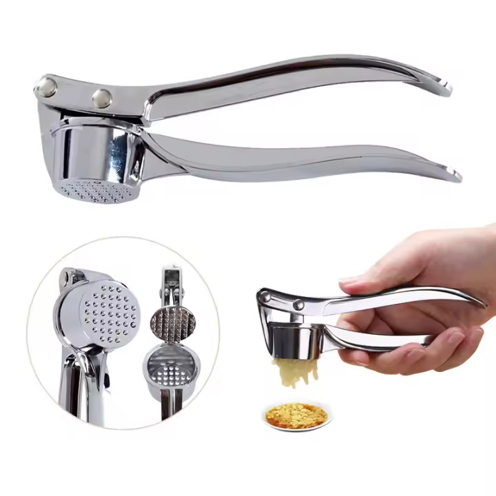 Presionador De Ajo En Acero Inoxidable Herramienta De Molinillo Manual Accesorios De Cocina Gadgets Para Frutas Y Verduras - 1