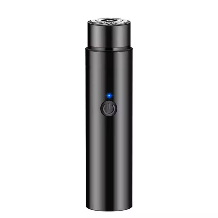 Mini Afeitadora eléctrica para hombres, carga USB portátil con maquinilla de afeitar, sin daños en la piel, cara, Barba - 1
