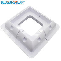 Sistema De Soporte Para Panel Solar PV Blanco Y Negro 4PCS/Set Resistente Al UV Para Caravana Y Motorhome Material ABS - details 1