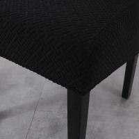 Cubierta De Silla Jacquard Talla XL Con Espalda Para Bodas Y Comedor Cubierta De Asiento Moderna Resistente Al Envejecimiento Para Sillas De Cocina - details 2