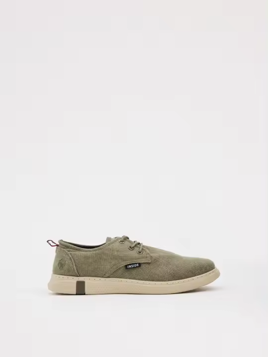 Zapato casual de lona, diseño ligero, suela flexible y cierre de cordones para comodidad diaria INSIDE - 1