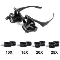 Lupa con Luz LED ajustable y aumento de 10x, 15x, 20X y 25x - details 1
