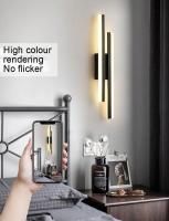 Lámpara De Pared LED Para Interior Estilo Minimalista Moderno Acero Y Acrílico Para Dormitorio Sala De Estar Pasillo Y Escalera Luz Scandinava - details 15