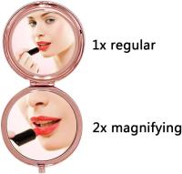 2 UDS 6,5 CM Espejo compacto Pequeño Espejo de mano portátil de doble cara - details 1