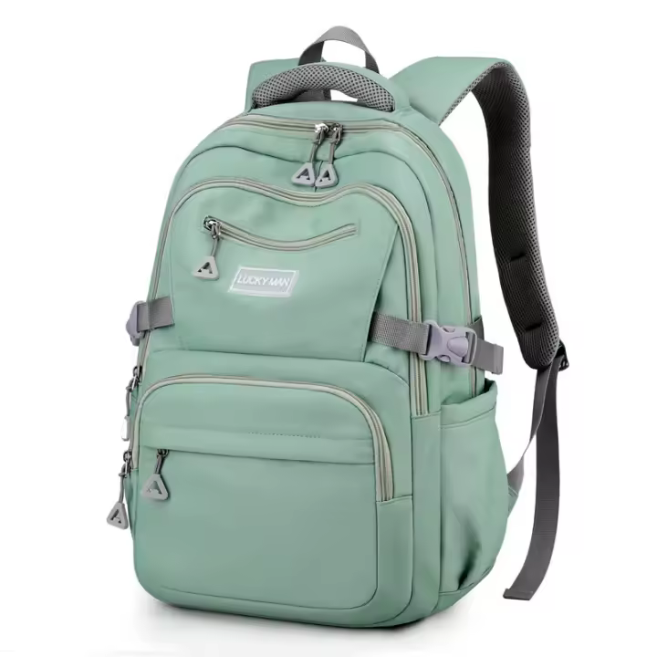 Mochila Escolar Para Chicas Adolescentes, Morral Sencillo De Color Sólido Para Mujer, Morral Escolar Juvenil - 1