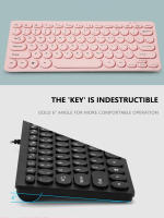 Teclado De Ordenador Mini Con Interfaz USB Teclado De Oficina Para Laptop Y Computadora De Escritorio Silencioso Y Con Cable - details 9