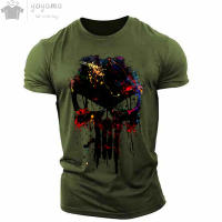 Camiseta De Hombre Con Estampado 3D Militar Y Patriótico Estilo O-Neck T-Shirt Sobredimensionada Camiseta Corta Deporte Ropa Top - details 10