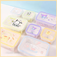 Caja De Almuerzo Portátil Saniro Kuromi Cinnamoroll 900ML Ecológica Para Estudiantes Contenedor De Alimentos Pochacco Regalo - details 1