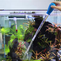 Sifón Para Acuario Pipetas De Limpieza Para Tanque De Peces Herramienta Simplicidad Para Cambio De Agua 29cm 54cm 30ml 50ml Plástico Negro Blanco Azul Verde - details 12