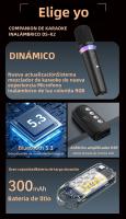 Micrófono De Karaoke DS-K2 Compañero Bluetooth 5.3 Con Luz RGB Y Sistema De Mezcla DSP Para Altavoces Conexión Inalámbrica Para Canto En KTV Y Coche - details 1