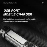 Linterna LED Potente 1000W Recargable Tipo-C 15000mah Para Camping Lanterna De Zoom 9000M Con Salida De Luz De Punto Fijo Resistente Al Agua Y Choque - details 42