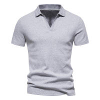 Camisa Henley Para Hombre En Algodón Ajustada Corta Casual Para Jogger Camisetas Sueltas Estilo Inglés Cuidado Facil - details 4