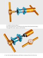 Herramienta De Instalación Y Remoción De Eje Transversal De Bicicleta Con Cierre Rápido Herramienta De Reparación De Eje DT Ratchet Star DT350 Freehub Hub Body - details 19