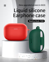 Carcasa Protectora De Silicona Para Realme Buds T300 Con Llavero Estuche De Accesorios Para Auriculares Material De Silicona - details 1