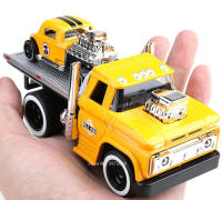 Modelo De Coche De Acción a Escala 1:60 Estático Con Sonido Y Luz Vehículo De Retroceso Para Juguete Colección De Niños Juguetes De Metal YBC - details 6