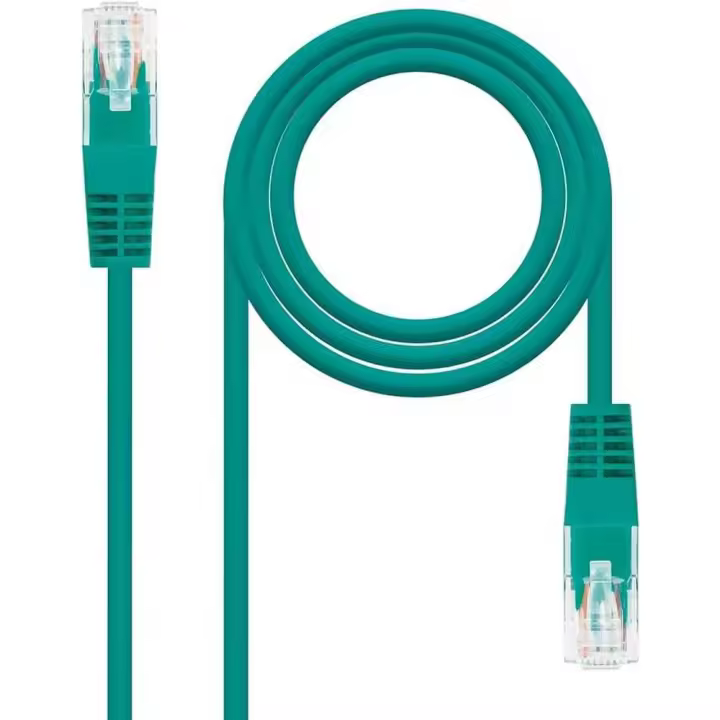 Nanocable Cable Red Latiguillo Cat.6 UTP AWG24, Verde, 25cm - 1