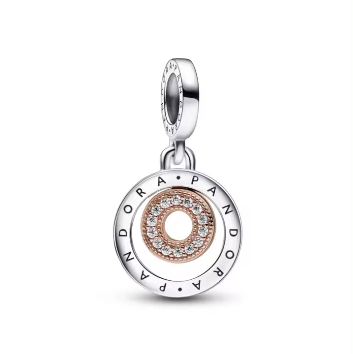 Pandora Moments Charm Colgante Pandora Signature en plata de ley 782287C01 , para Mujer - 1