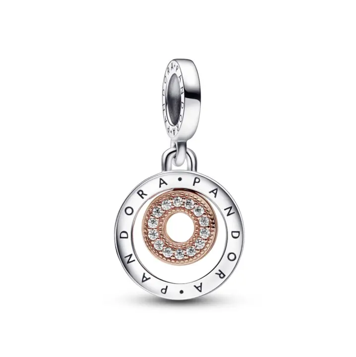 Pandora Moments Charm Colgante Pandora Signature en plata de ley 782287C01 , para Mujer - 1