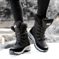 Botas De Invierno Para Mujer Con Plataforma Y Forro De Peluche Botas Altas Impermeables Cómodas Y Cálidas Para Outdoor - details 13