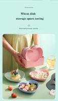 Plato En Forma De Corazón De Plástico Para Comida Pequeña O Frutas Apto Para Uso Doméstico Y Camping Dishware - details 10