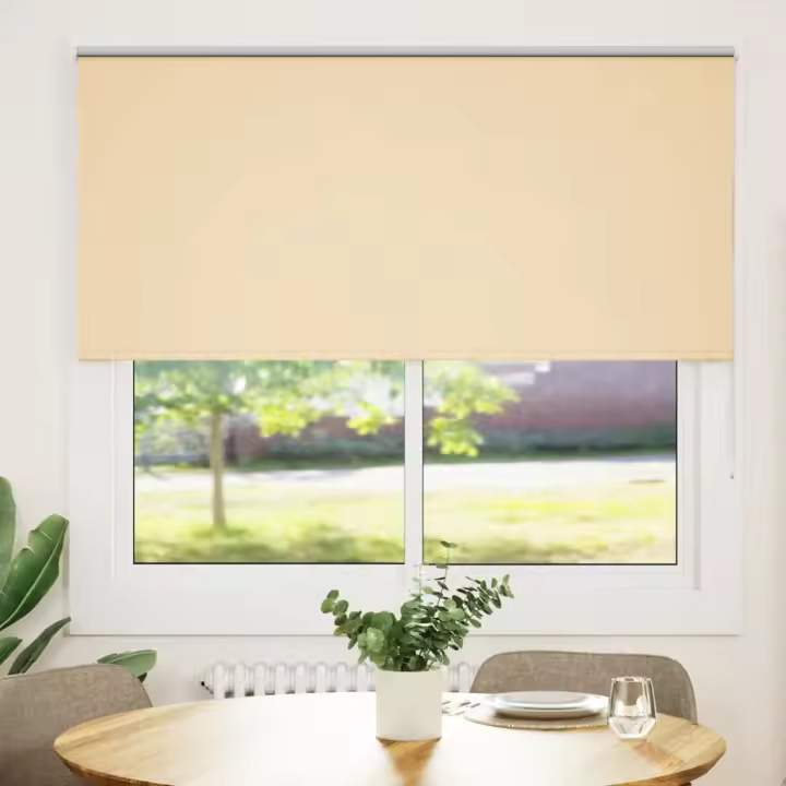 Estor Enrollable Opaco Beige 160x150 cm Tela Ancho 156,6 cm - 1