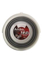 CUBO PLEGABLE GRIS AMIKO CON MEDIDAS 32x32x24,5/5 Y 10 LITROS DE CAPACIDAD - details 2