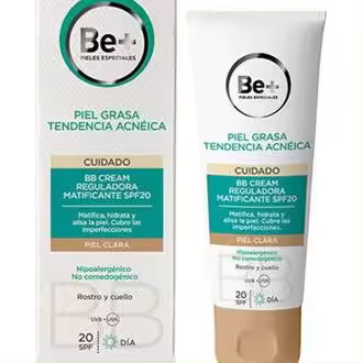 Be+ Bb Cream Reguladora Matificante Spf 20 Piel Clara, 40 Ml - 1