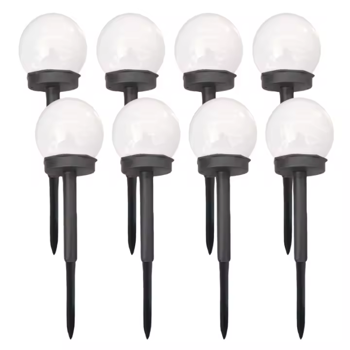 LILI HOME 🌞 Lámpara Solar Bola LED para Jardín – Ilumina tu Espacio Exterior 🌿✨Diámetro: 10 cm, 20 cm  y 25 cm Carga con la luz del sol durante el día y brilla automáticamente por la noche. - 1
