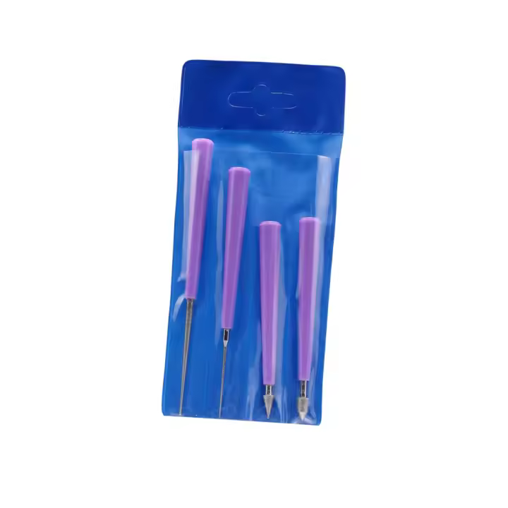 Juego De Herramientas De Joyería Con Puntas De Diamante Para Ampliar Agujeros De Perlas Y Cuentas Metálicas Herramienta De Fijación De Agujas Para Trabajar Con Metal - 1