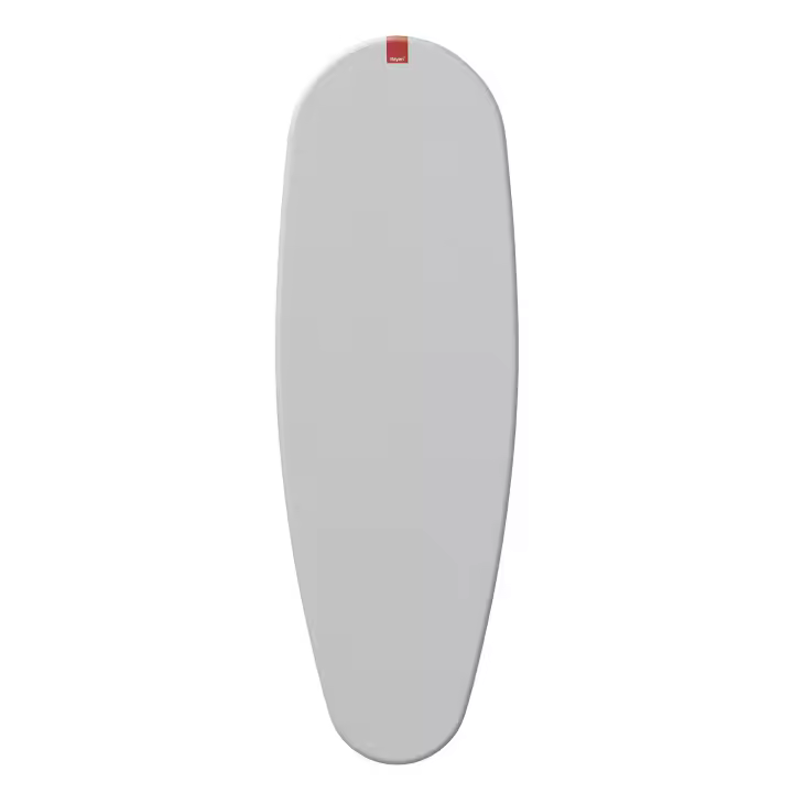 Rayen  Funda para tabla de planchar Fácil ajuste con clip 2 capas: espuma y tejido 100% algodón  Calidad aluminio  Gama básica Tamaño: 115 x 38 cm, Gris - 1