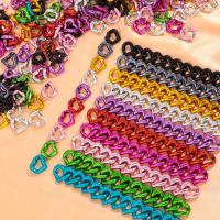 30pcs Bolas De Corazón De Acrílico Metálico Para Creación De Joyas DIY Tamaños 21x19MM Accesorios Para Pulseras Collares Y Aretes - details 4