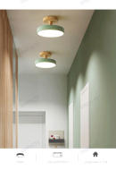 Lámpara De Techo LED Macaron Moderna Para Pasillo Aisles Corredor Escaleras Foyer Balcón Dormitorio Baño Iluminación Interior Fijación Self-Contained Incluye Bombillas - details 20