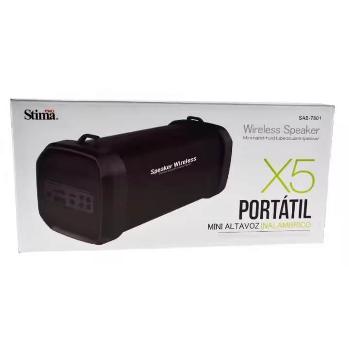 Stima Altavoz Bluetooth Multimedia Usb/microsd/aux SAB7801 - Conexión Inalámbrica. Radio FM - 1