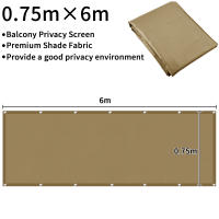 Cubierta De Privacidad Para Balcón Protección UV 95% Telas De Sombra Impermeables Para Patio Jardín Piscina Decoración De Porche - details 1