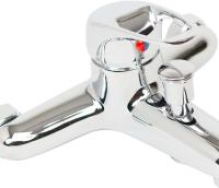 BIT Grifo de Baño Monomando - Grifo con Acabado Cromado - Mezclador Agua Fría y Caliente - Boquilla Fija - Grifo Ideal para Bidé, Lavabo Baño - Alto 10,5 cm x Profundo 13,5 cm - details 3