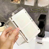 Caja De Almacenamiento Transparente Para Baño Con Cajón Estilo Armario De Espejo Caja Bajo El Espejo Para Algodón Maquillaje - details 3