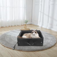 Pila De Orina Para Gatos Plegable Portátil Y Resistente Al Masticar Y Rascado Con Funda De Algodón Oxford Desechable Baño Del Gato - details 4