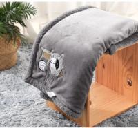 Manta Bebé De Algodón Flannel Con Bordado De Oso Cartoon Para Niños Y Niñas Recién Nacidos Manta De Sillín De Bebé Cubierta De Cama Para Infantes - details 14