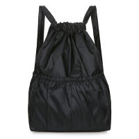 Mochila De Mujer Con Cordón Gran Capacidad Ligera Minimalista Portátil Para Compras Y Viajes Estilo Casual Sólido - details 17
