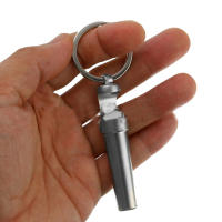 Abridor de botellas portátil para exteriores, mini, multifuncional, de aleación de zinc, tres en uno, llavero abridor de vino - details 3