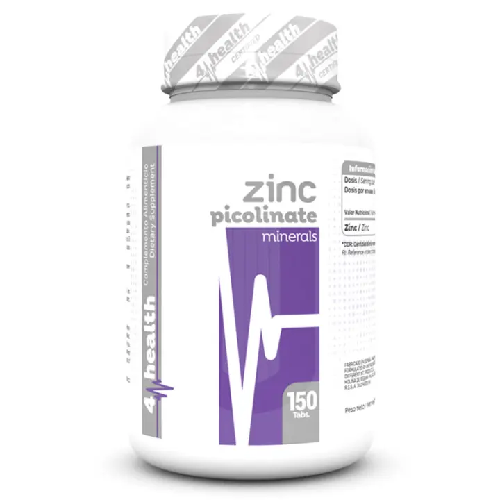 4-PRO Nutrition Zinc Picolinate 15 mg 150 Tabs - 1